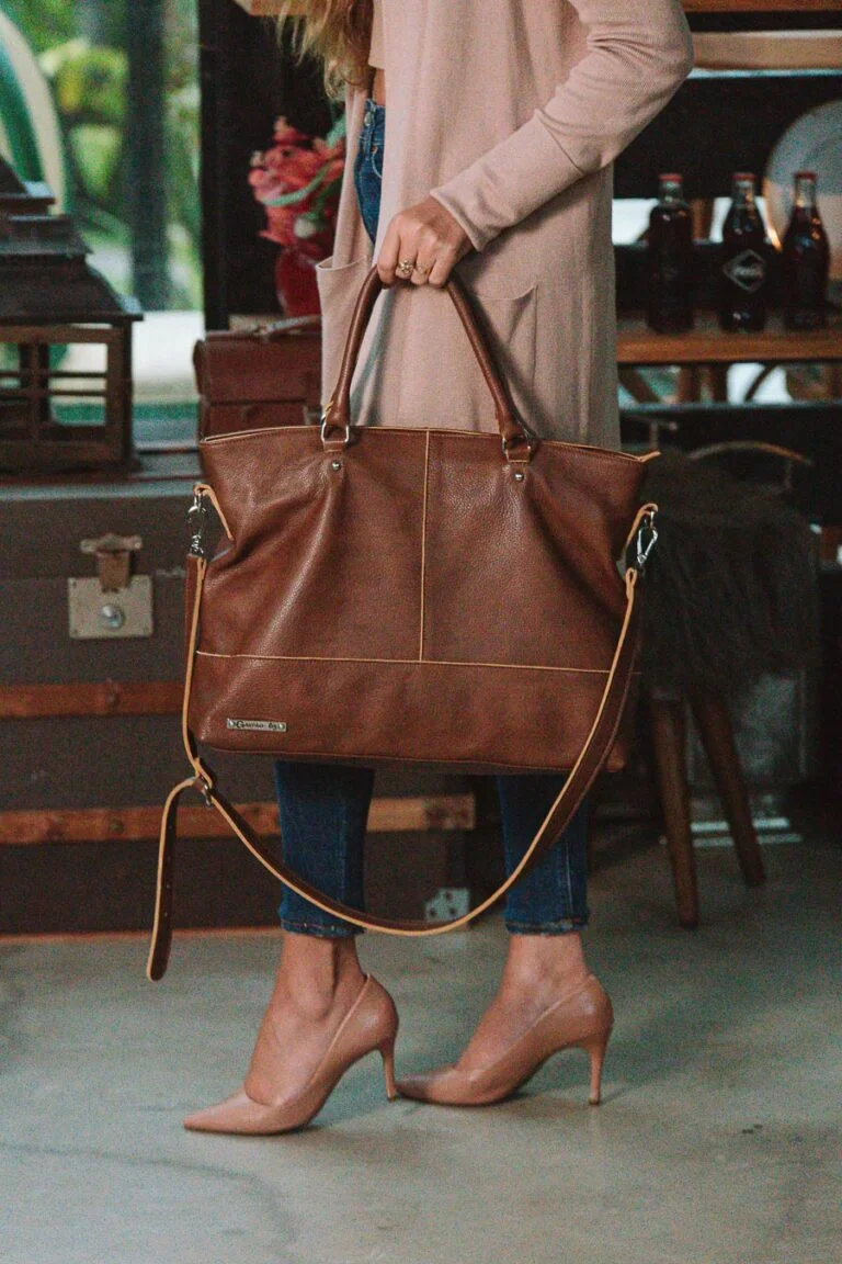 Bolsa de couro Lorena Catanho